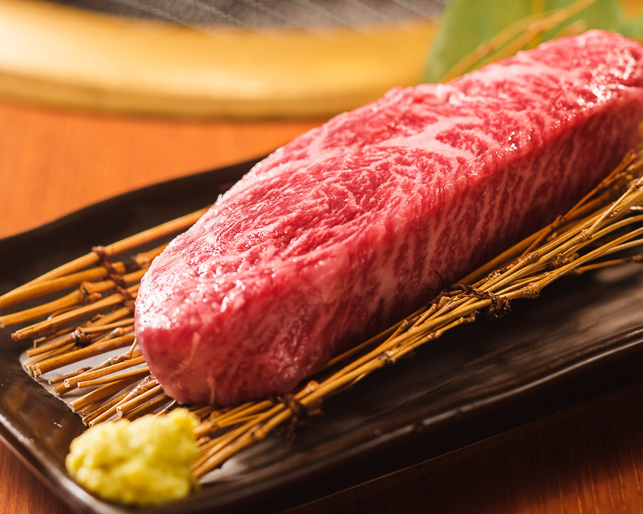 黒毛和牛イチボ（からし醤油）