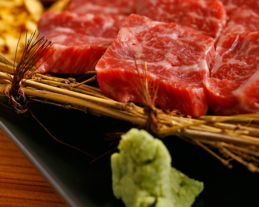 黒毛和牛イチボ（からし醤油）